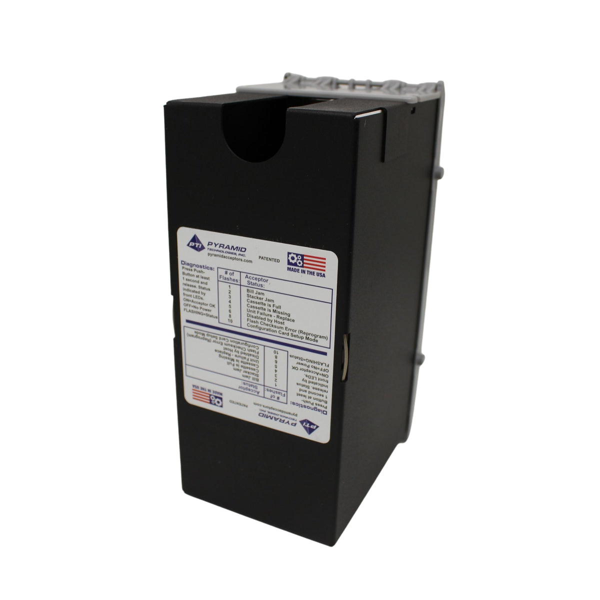 thumbnail image 2 of MEI MARS 300 Note Stacker Box For Bill Acceptor - Gray/Yellow Series 2000 - Refurb 2 of 5